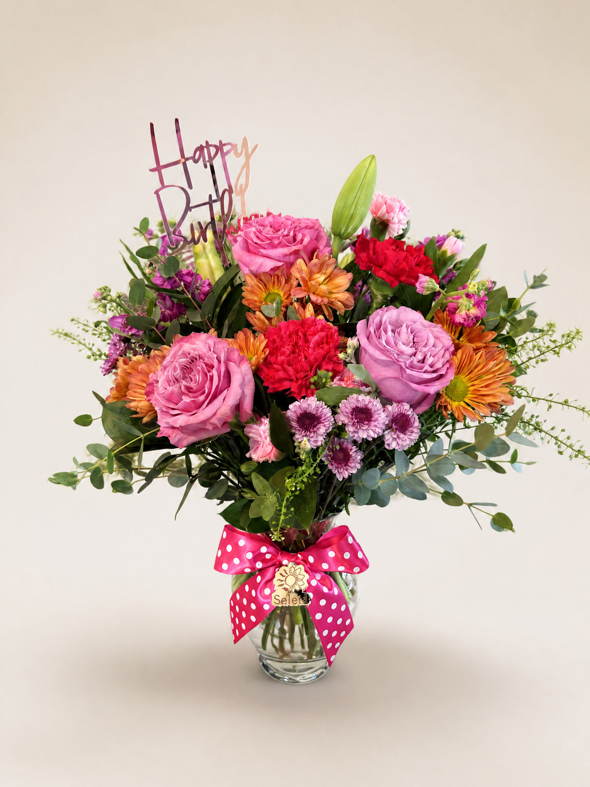 Vibrance Warm-Toned Flower Arrangement