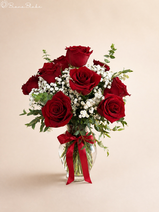 Dozen Roses vase